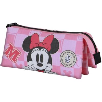 Disney Minnie Maus Journey-Dreifach Federmäppchen, Rosa, 23 x 11 cm Disney Minnie Maus Journey-Dreifach Federmäppchen, Rosa, 23 x 11 cm