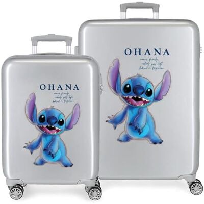Disney Stitch Naughty Make a Face Blauer Kinderkoffer 50x38x20 cm Starres ABS Seitliches Zahlenschloss 34L 1,8 kg 4 Doppelrollen Handgepäck Disney Stitch Naughty Make a Face Blauer Kinderkoffer 50x38x20 cm Starres ABS Seitliches Zahlenschloss 34L 1,8 kg 4 Doppelrollen Handgepäck