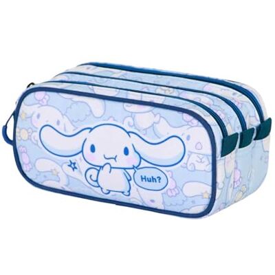 KARACTERMANIA HELLO KITTY Cinnamoroll Candy-Trick Fan 2.2 Federmäppchen, Blau, 23 x 11 cm KARACTERMANIA HELLO KITTY Cinnamoroll Candy-Trick Fan 2.2 Federmäppchen, Blau, 23 x 11 cm
