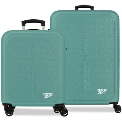 Reebok Boston Kofferset, türkisgrün, 46 x 65 x 25 cm, starres ABS-Kombinationsschloss, integriertes 56L 6.6 kg, 4 Doppelräder, Handgepäck Reebok Boston Kofferset, türkisgrün, 46 x 65 x 25 cm, starres ABS-Kombinationsschloss, integriertes 56L 6.6 kg, 4 Doppelräder, Handgepäck