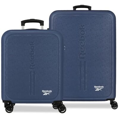 Reebok Boston Marine Gepäckset 46x65x25 cm, starres ABS, integriertes Kombinationsschloss 56L 6.6 kg, 4 Doppelräder, Handgepäck Reebok Boston Marine Gepäckset 46x65x25 cm, starres ABS, integriertes Kombinationsschloss 56L 6.6 kg, 4 Doppelräder, Handgepäck
