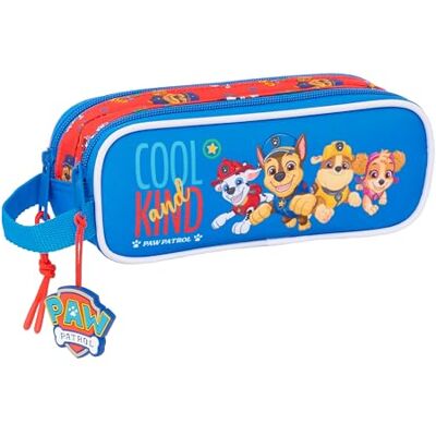 safta Paw Patrol Cool Doppelmäppchen für Kinder, ideal für Kinder im Schulalter, bequem und vielseitig, Qualität und Widerstandsfähigkeit, 21 x 6 x 8 cm, Rot/Blau, Mediano, Lässig safta Paw Patrol Cool Doppelmäppchen für Kinder, ideal für Kinder im Schulalter, bequem und vielseitig, Qualität und Widerstandsfähigkeit, 21 x 6 x 8 cm, Rot/Blau, Mediano, Lässig