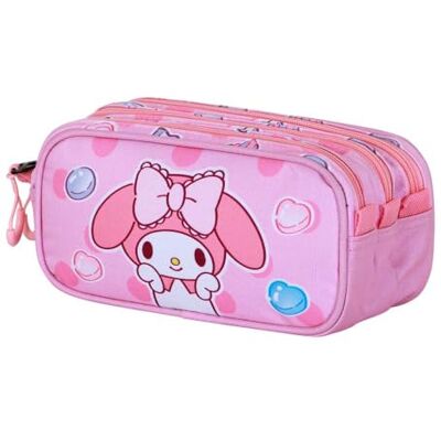 KARACTERMANIA HELLO KITTY My Melody Sweets-Trick Fan 2.2 Federmäppchen, Rosa, 23 x 11 cm KARACTERMANIA HELLO KITTY My Melody Sweets-Trick Fan 2.2 Federmäppchen, Rosa, 23 x 11 cm
