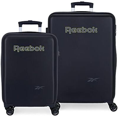 Reebok Summerville Kofferset Blau 55/68 cm Starres ABS Seitliches Zahlenschloss 104L 6 kg 4 Doppelrollen Handgepäck Reebok Summerville Kofferset Blau 55/68 cm Starres ABS Seitliches Zahlenschloss 104L 6 kg 4 Doppelrollen Handgepäck
