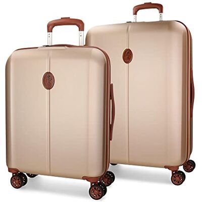 Disney Das andere Ocuri Kofferset beige 55/70 cm starr ABS integriertes TSA-Schloss 118 l 6,98 kg 4 Doppelrollen für die Hand, Beige, Kofferset, Champagner, 0, Kofferset Disney Das andere Ocuri Kofferset beige 55/70 cm starr ABS integriertes TSA-Schloss 118 l 6,98 kg 4 Doppelrollen für die Hand, Beige, Kofferset, Champagner, 0, Kofferset