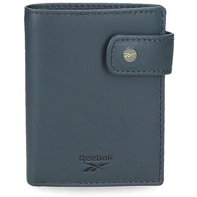 Reebok Switch Vertikale Geldbörse mit Klickverschluss, Blau, 8,5 x 10,5 x 1 cm, Leder, blau, Talla única, Vertikale Geldbörse mit Klickverschluss Reebok Switch Vertikale Geldbörse mit Klickverschluss, Blau, 8,5 x 10,5 x 1 cm, Leder, blau, Talla única, Vertikale Geldbörse mit Klickverschluss