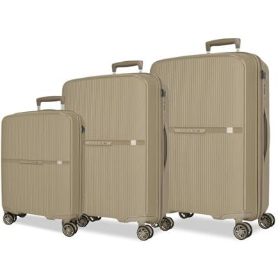 MOVOM Moon Koffer-Set, Einheitsgröße, Beige, Talla única, Koffer-Set MOVOM Moon Koffer-Set, Einheitsgröße, Beige, Talla única, Koffer-Set