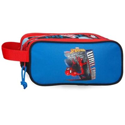 Marvel Joumma Spiderman Wall Crawler Etui, dreifach, schwarz, 22 x 10 x 9 cm, Polyester Marvel Joumma Spiderman Wall Crawler Etui, dreifach, schwarz, 22 x 10 x 9 cm, Polyester