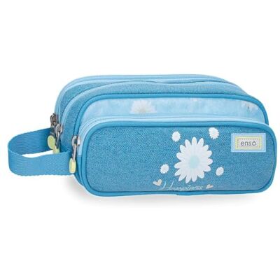 Enso Happiness Triple Denim Etui 22x10x9 cm Polyester Enso Happiness Triple Denim Etui 22x10x9 cm Polyester