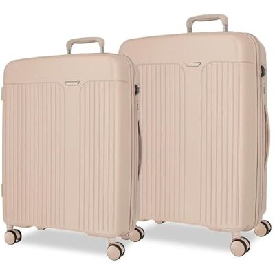 MOVOM Kofferset, beige, 68/78 cm, starr, 8,6 kg, TSA-Verschluss, Polypropylen, 8,6 kg, 180 lextensible, Beige, Talla única, Koffer-Set MOVOM Kofferset, beige, 68/78 cm, starr, 8,6 kg, TSA-Verschluss, Polypropylen, 8,6 kg, 180 lextensible, Beige, Talla única, Koffer-Set