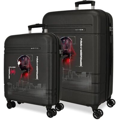Marvel Joumma Spiderman Technology Kofferset schwarz 55/68 cm Starrer ABS-Verschluss TSA 111L 6.5kg 4 Doppelrollen Marvel Joumma Spiderman Technology Kofferset schwarz 55/68 cm Starrer ABS-Verschluss TSA 111L 6.5kg 4 Doppelrollen