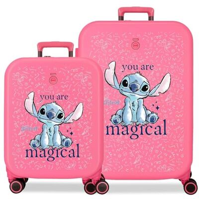 Disney Joumma You Are Magical Koffer-Set, Fuchsia, 55/70 cm, starr, 7,5 kg, TSA-Verschluss, integrierter ABS, 7,5 kg, 116L Handgepäck Disney Joumma You Are Magical Koffer-Set, Fuchsia, 55/70 cm, starr, 7,5 kg, TSA-Verschluss, integrierter ABS, 7,5 kg, 116L Handgepäck