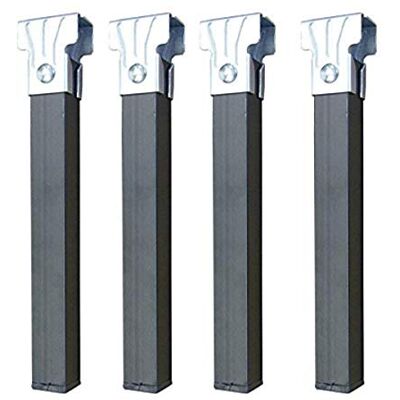 IMEX EL ZORRO Acél ágy lábak - Négyszögletes, 30cm, Fekete IMEX EL ZORRO Acél ágy lábak - Négyszögletes, 30cm, Fekete