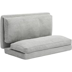 VEVOR 3 in 1 Klappsofa faltbares Schlafsofa mit 2 Kissen & waschbarem Bezug, umwandelbarer Schlafsessel aus 25D Memory Foam, Couch für Wohnzimmer Schlafzimmer, Hellgrau (Full / 2410 x 1360 x 120 mm) VEVOR 3 in 1 Klappsofa faltbares Schlafsofa mit 2 Kissen & waschbarem Bezug, umwandelbarer Schlafsessel aus 25D Memory Foam, Couch für Wohnzimmer Schlafzimmer, Hellgrau (Full / 2410 x 1360 x 120 mm)