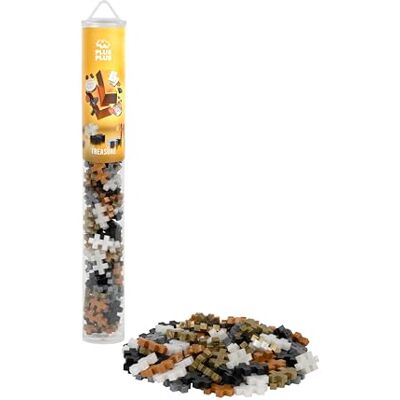 Plus-Plus 4320 Farbmix Treasure, Tube, Bausteinset 100 Teile Konstruktionsspielzeug, Kreativ-Baustein-Set für 2D und 3D Figuren, für Kinder ab 5 Jahren Plus-Plus 4320 Farbmix Treasure, Tube, Bausteinset 100 Teile Konstruktionsspielzeug, Kreativ-Baustein-Set für 2D und 3D Figuren, für Kinder ab 5 Jahren