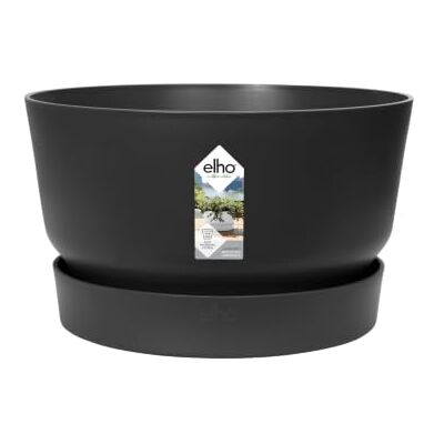 elho Greenville Schale 33cm Blumentopf Living Schwarz elho Greenville Schale 33cm Blumentopf Living Schwarz