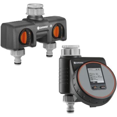 Gardena smart Water Control Set: Intelligenter Bewässerungscomputer mit smart App steuerbar, zusätzlich 2-Wege-Verteiler, Frostwarnsystem, bewährte Ventiltechnik (1895-20) Gardena smart Water Control Set: Intelligenter Bewässerungscomputer mit smart App steuerbar, zusätzlich 2-Wege-Verteiler, Frostwarnsystem, bewährte Ventiltechnik (1895-20)