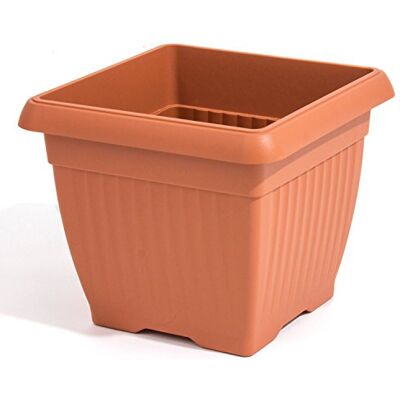 Prosperplast TERRA-Topf 3,5 l, Abmessungen (mm) 190 x 190 x 160, Farbe Terrakotta Prosperplast TERRA-Topf 3,5 l, Abmessungen (mm) 190 x 190 x 160, Farbe Terrakotta