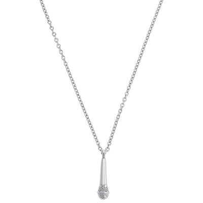 Amor Scorpions by Kette mit Anhänger 925 Sterling Silber Unisex Damen Herren Halsschmuck, 45+5 cm, Silber, Mikrofon, Kommt in Schmuck Geschenk Box, 2040527 Amor Scorpions by Kette mit Anhänger 925 Sterling Silber Unisex Damen Herren Halsschmuck, 45+5 cm, Silber, Mikrofon, Kommt in Schmuck Geschenk Box, 2040527