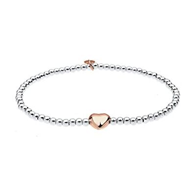 Elli Armband Damen Herz Liebe Kugeln Bi-Color 925 Sterling Silber Elli Armband Damen Herz Liebe Kugeln Bi-Color 925 Sterling Silber