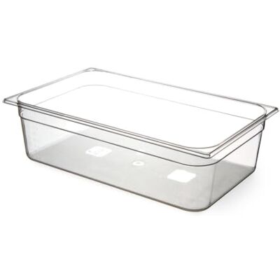 HENDI Gastronormbehälter, Temperaturbeständig von -40° bis 90°C, BPA frei, Geruchs- und geschmacksneutral, Enthält kein Bisphenol A, Stapelbar, 9L, GN 1/1, 530x325x(H)65mm, Hochtransparent HENDI Gastronormbehälter, Temperaturbeständig von -40° bis 90°C, BPA frei, Geruchs- und geschmacksneutral, Enthält kein Bisphenol A, Stapelbar, 9L, GN 1/1, 530x325x(H)65mm, Hochtransparent