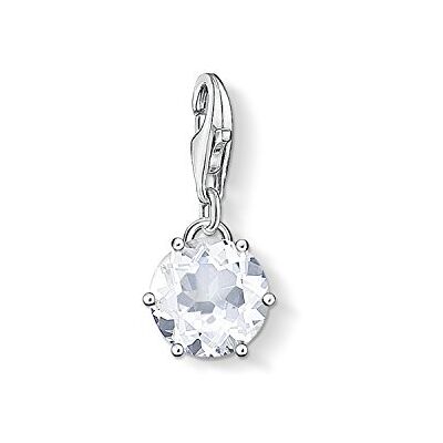 THOMAS SABO Damen Charm-Anhänger Geburtsstein Charm Club 925 Sterling Silber 1257-197-14 THOMAS SABO Damen Charm-Anhänger Geburtsstein Charm Club 925 Sterling Silber 1257-197-14