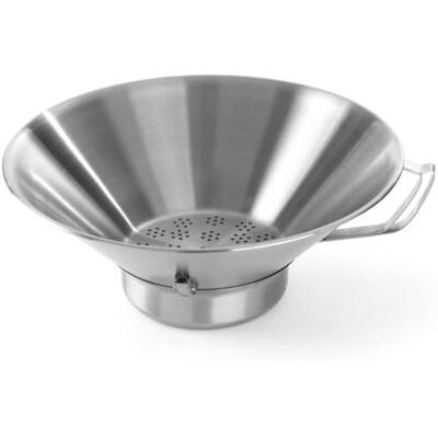 HENDI Frittierseiher, mit stabilem Edelstahlgrif und abnehmbarem Restebehälter, Pommes, ø410x(H)170mm, Edelstahl HENDI Frittierseiher, mit stabilem Edelstahlgrif und abnehmbarem Restebehälter, Pommes, ø410x(H)170mm, Edelstahl