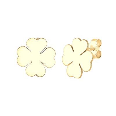 Elli Ohrringe Kleeblatt Glücksbringer Luck 925 Elli Ohrringe Kleeblatt Glücksbringer Luck 925