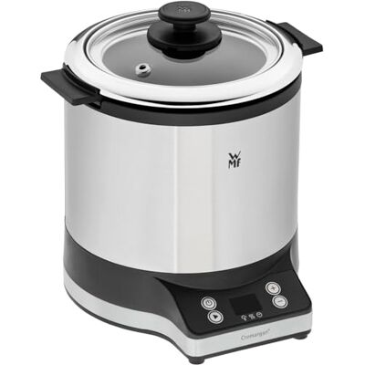 WMF Küchenminis Reiskocher 220 W, mit Lunch-to-go-Box, Damfgarer, platzsparend, Innentopf mit To-Go-Deckel 1l, Reiskocher mini cromargan matt WMF Küchenminis Reiskocher 220 W, mit Lunch-to-go-Box, Damfgarer, platzsparend, Innentopf mit To-Go-Deckel 1l, Reiskocher mini cromargan matt