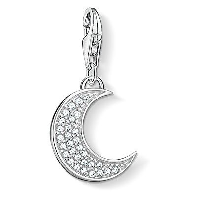 THOMAS SABO Damen Charm-Anhänger Mond Charm Club 925 Sterling Silber 1499-051-14 THOMAS SABO Damen Charm-Anhänger Mond Charm Club 925 Sterling Silber 1499-051-14
