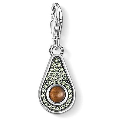 THOMAS SABO Damen Charm-Anhänger Avocado Charm Club 925 Sterling Silber 1836-667-7 THOMAS SABO Damen Charm-Anhänger Avocado Charm Club 925 Sterling Silber 1836-667-7