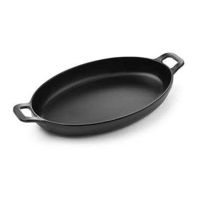 HENDI Mini-Servierschüssel, oval, Little Chef, zum Präsentieren und Servieren von Speisen, nicht für Backofen und Mikrowelle geeignet, Präsentierschüsseln, Schale, 262x140x(H)38mm, melamin, schwarz HENDI Mini-Servierschüssel, oval, Little Chef, zum Präsentieren und Servieren von Speisen, nicht für Backofen und Mikrowelle geeignet, Präsentierschüsseln, Schale, 262x140x(H)38mm, melamin, schwarz