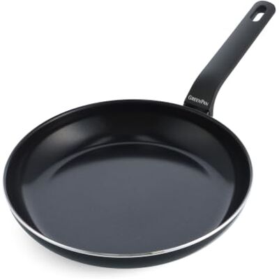 GreenPan Essence Bratpfanne 30 cm, Keramik-Antihaftbeschichtung, Induktionsgeeignet, Backofenfest bis 160 °C, Spülmaschinengeeignet, Schwarz GreenPan Essence Bratpfanne 30 cm, Keramik-Antihaftbeschichtung, Induktionsgeeignet, Backofenfest bis 160 °C, Spülmaschinengeeignet, Schwarz