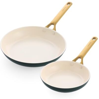 GreenPan Reserve Set 2 Bratpfannen 20/26 cm, Keramik-Antihaft, Dunkelgrün Keramik-Antihaft, gleichmäßige Wärme, für Induktion GreenPan Reserve Set 2 Bratpfannen 20/26 cm, Keramik-Antihaft, Dunkelgrün Keramik-Antihaft, gleichmäßige Wärme, für Induktion