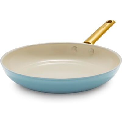 GreenPan Padova Reserve Harteloxierte Gesunde Keramische Antihaft Bratpfanne 24 cm, PFAS-frei, Induktion, Goldgriff, Spülmaschinenfest, Backofenfest, Rauchblau GreenPan Padova Reserve Harteloxierte Gesunde Keramische Antihaft Bratpfanne 24 cm, PFAS-frei, Induktion, Goldgriff, Spülmaschinenfest, Backofenfest, Rauchblau