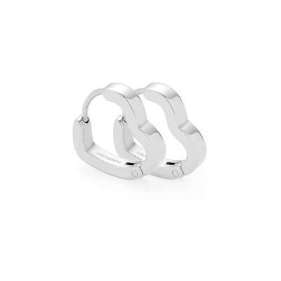 JEWELS BY LEONARDO Ohrringe Ciao Luvella • 1 Paar Creolen aus silberfarbenem Edelstahl • kleine Klapp-Kreole in Herzform • Schmuck Geschenk für Frauen • 026865 JEWELS BY LEONARDO Ohrringe Ciao Luvella • 1 Paar Creolen aus silberfarbenem Edelstahl • kleine Klapp-Kreole in Herzform • Schmuck Geschenk für Frauen • 026865
