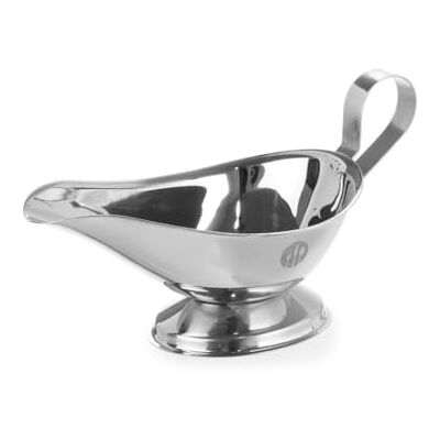 HENDI Sauciere, extra kleine Größe, Poliert, Soßenkanne, Soßenschale, 230ml, 160x98x(H)90mm, Edelstahl HENDI Sauciere, extra kleine Größe, Poliert, Soßenkanne, Soßenschale, 230ml, 160x98x(H)90mm, Edelstahl