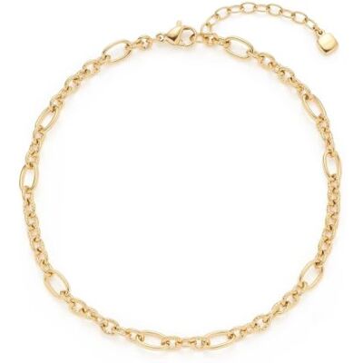 JEWELS BY LEONARDO Fußkettchen Ciao Solvani • Fuß-Schmuck aus goldfarbenem Edelstahl • unterschiedlich große, ovale Kettenglieder • 24-27,5 cm Länge • Schmuck Geschenk für Frauen • 026847 JEWELS BY LEONARDO Fußkettchen Ciao Solvani • Fuß-Schmuck aus goldfarbenem Edelstahl • unterschiedlich große, ovale Kettenglieder • 24-27,5 cm Länge • Schmuck Geschenk für Frauen • 026847