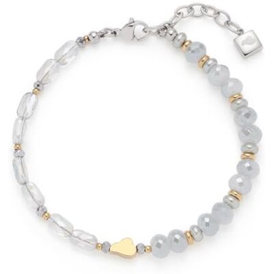JEWELS BY LEONARDO Armband Marit • Arm-Schmuck aus bicolorfarbenem Edelstahl • unterschiedlich aufgereihte Perlen in grau-blau Tönen • 18-20,5 cm Länge • Schmuck Geschenk für Frauen • 025963 JEWELS BY LEONARDO Armband Marit • Arm-Schmuck aus bicolorfarbenem Edelstahl • unterschiedlich aufgereihte Perlen in grau-blau Tönen • 18-20,5 cm Länge • Schmuck Geschenk für Frauen • 025963