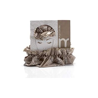 Martini Spa Massage Natural Elegante, praktische und wiederverwendbare Duschhaube, Polyester, Standardgröße, beige gemustert, 17 g, 1 Stück Martini Spa Massage Natural Elegante, praktische und wiederverwendbare Duschhaube, Polyester, Standardgröße, beige gemustert, 17 g, 1 Stück
