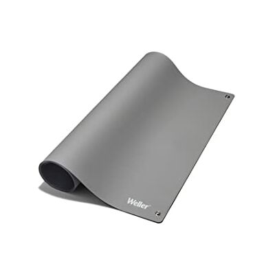 Weller T0051403599 Antistatische ESD Premium Tisch-Lötmatte, 900 x 600 mm, Graue Lötmatte Weller T0051403599 Antistatische ESD Premium Tisch-Lötmatte, 900 x 600 mm, Graue Lötmatte
