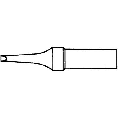 Weller Professional ET R (4ETR-1) Lötspitze Meißelform Schlank zum Professional WE 1010, Breite 1,6 mm, Dicke 0,7 mm, 1 Stück Weller Professional ET R (4ETR-1) Lötspitze Meißelform Schlank zum Professional WE 1010, Breite 1,6 mm, Dicke 0,7 mm, 1 Stück