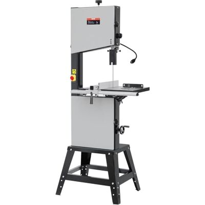 VEVOR Bandsäge, 340 mm, Tischsäge mit Ständer, 440–846 U/min stufenlos machbare Geschwindigkeit, 1100 W 1-1/2 PS, 220 V, für die Holzbearbeitung von Aluminium, Holz, Metall & Kupfer VEVOR Bandsäge, 340 mm, Tischsäge mit Ständer, 440–846 U/min stufenlos machbare Geschwindigkeit, 1100 W 1-1/2 PS, 220 V, für die Holzbearbeitung von Aluminium, Holz, Metall & Kupfer