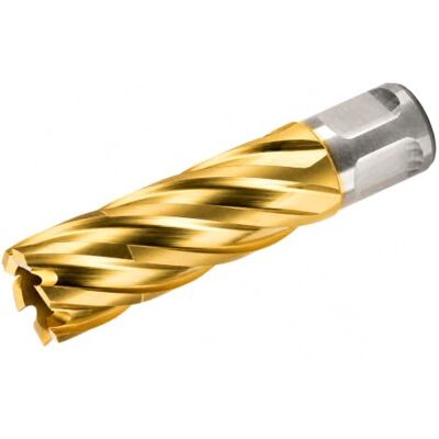 Fein HSS DURA 50 KERNBOHRER MIT 3/4 IN WELDON-AUFNAHME, Bohr-Ø 16 mm, Gold Fein HSS DURA 50 KERNBOHRER MIT 3/4 IN WELDON-AUFNAHME, Bohr-Ø 16 mm, Gold