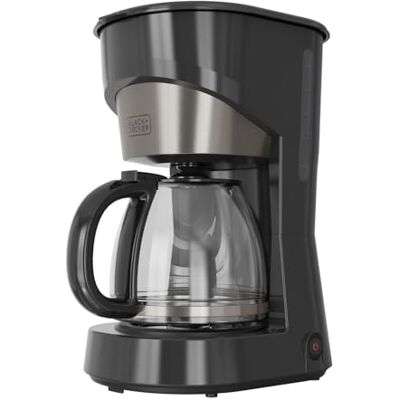 Black & Decker – Filterkaffeemaschine BXCO1001E 1000W 1,5-L-Wassertank 12 Tassen Anti-Tropf-System Warmhalteplatte 40 min Auto-Off Permanentfilter Kratzfestes Edelstahl Black & Decker – Filterkaffeemaschine BXCO1001E 1000W 1,5-L-Wassertank 12 Tassen Anti-Tropf-System Warmhalteplatte 40 min Auto-Off Permanentfilter Kratzfestes Edelstahl