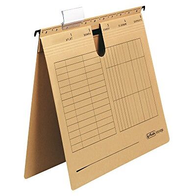Herlitz Hängehefter mit kaufm. Heftung UniReg/10843381 braun Inh.25 Herlitz Hängehefter mit kaufm. Heftung UniReg/10843381 braun Inh.25