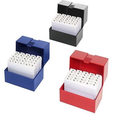 Herlitz 1904705 Karteikasten, A7, gefüllt, farbig sortiert, keine Farbauswahl möglich, 1 Stück Herlitz 1904705 Karteikasten, A7, gefüllt, farbig sortiert, keine Farbauswahl möglich, 1 Stück