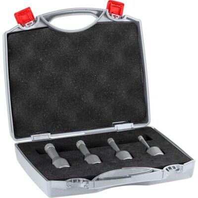 Bosch 4x PRO Ceramic Trockenbohrkronen-Satz, M14 (für Fliesen, Harte Fliesen, Ø 6,0, 8,0, 10,0, 12,0 mm, Professional Zubehör Kleiner Winkelschleifer) Bosch 4x PRO Ceramic Trockenbohrkronen-Satz, M14 (für Fliesen, Harte Fliesen, Ø 6,0, 8,0, 10,0, 12,0 mm, Professional Zubehör Kleiner Winkelschleifer)