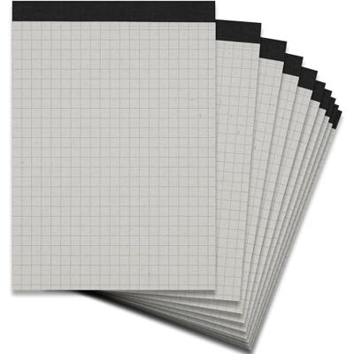 Herlitz Notizblock ohne Deckblatt Recycling A6 kariert, 50 Blatt, 60 g/m², 10 Stück Herlitz Notizblock ohne Deckblatt Recycling A6 kariert, 50 Blatt, 60 g/m², 10 Stück