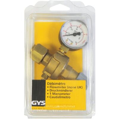 GYS Druckminderer, 1 Manometer, 12 L / min GYS Druckminderer, 1 Manometer, 12 L / min